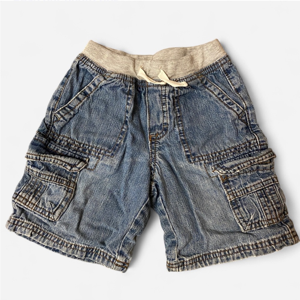 Cherokee Blue Denim Kids Cargo Shorts